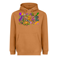 Meerkat Nurse Mardi Gras Heavyweight Hoodie - FaDigitalArtStudio