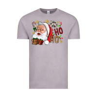 Vintage Zinc Santa Ho Ho Ho With Gift Box Vintage Tee - BundleAndBundleShop