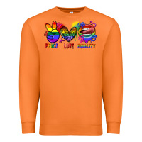 Carrot Peace love equality Premium Sweatshirt - FaDigitalArtStudio