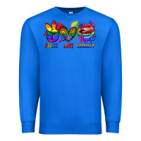 True Royal Peace love equality Premium Sweatshirt - FaDigitalArtStudio