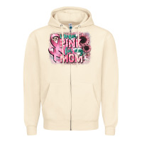 Sandshell i wear pink for my mom Zipper Hoodie - CowGirlArtShop