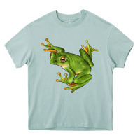 Arona White Lipped Tree Frog Illustrations Heavy Core Tee - LillyAllenDesigns