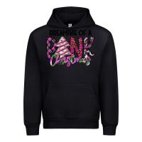 Black Dreaming Of A Pink Christmas Urban Hoodie - CowhideDigitalArt