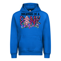 Cobalt Dreaming Of A Pink Christmas Urban Hoodie - CowhideDigitalArt