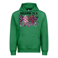 Emerald Dreaming Of A Pink Christmas Urban Hoodie - CowhideDigitalArt