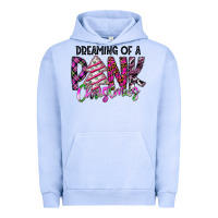Pigment Grape Ice Dreaming Of A Pink Christmas Urban Hoodie - CowhideDigitalArt