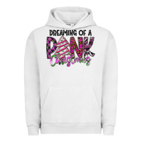 Pigment Lunar Rock Dreaming Of A Pink Christmas Urban Hoodie - CowhideDigitalArt