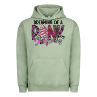 Pigment Oil Green Dreaming Of A Pink Christmas Urban Hoodie - CowhideDigitalArt