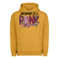 Pigment Peanut Butter Dreaming Of A Pink Christmas Urban Hoodie - CowhideDigitalArt