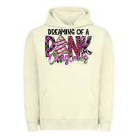 Pigment Pistachio Dreaming Of A Pink Christmas Urban Hoodie - CowhideDigitalArt
