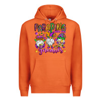 Carrot parading with my gnomies Premium Hoodie - OliviaCreatesArt