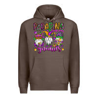 Coffee parading with my gnomies Premium Hoodie - OliviaCreatesArt