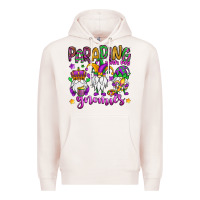 Pale Pink parading with my gnomies Premium Hoodie - OliviaCreatesArt