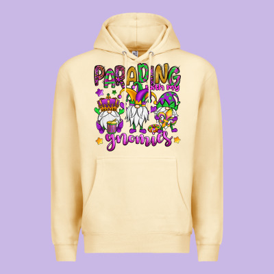 Parading With My Gnomies Premium Hoodie Designed By Oliviacreatesart