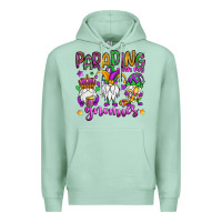Seafoam parading with my gnomies Premium Hoodie - OliviaCreatesArt