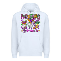 White parading with my gnomies Premium Hoodie - OliviaCreatesArt