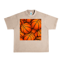 French Oak basketball seamless pattern Urban Heavy Tee - BundleAndBundleShop