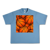 Pebble Blue basketball seamless pattern Urban Heavy Tee - BundleAndBundleShop