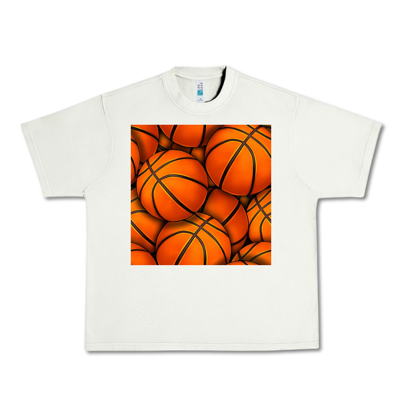 Basketball Seamless Pattern Urban Heavy Tee by BundleAndBundleShop | Teevron