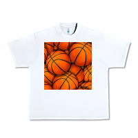 White basketball seamless pattern Urban Heavy Tee - BundleAndBundleShop