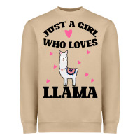 Mushroom Llama Just A Girl Who Loves Llamas Heavyweight Sweatshirt - Bettercallsaul
