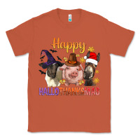 Copper Happy Hallothanksmas Farm Animal Classic Tee - BundleAndBundleShop