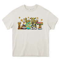 Cream be the light Heavy Core Tee - AdoDesignShop