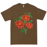 Cacao tithonia fiesta del sol sunflower Premium Tee - LillyAllenDesigns