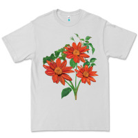 Dove Grey tithonia fiesta del sol sunflower Premium Tee - LillyAllenDesigns