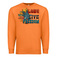 Carrot Long live freedom Premium Sweatshirt - FaDigitalArtStudio