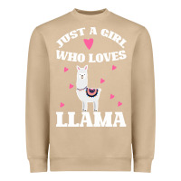 Mushroom Llama Just A Girl Who Loves Llamas Heavyweight Sweatshirt - Bettercallsaul