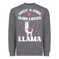Storm Llama Just A Girl Who Loves Llamas Heavyweight Sweatshirt - Bettercallsaul