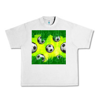 Lunar Rock soccer balls with field  and tactics seamless pattern Urban Heavy Tee - BundleAndBundleShop