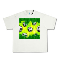Pistachio soccer balls with field  and tactics seamless pattern Urban Heavy Tee - BundleAndBundleShop