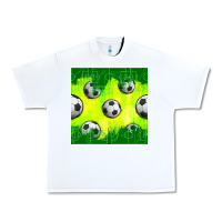 White soccer balls with field  and tactics seamless pattern Urban Heavy Tee - BundleAndBundleShop