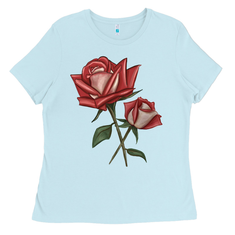 Love Rose Grandiflora Rose Ladies Tee by LillyAllenDesigns | Teevron
