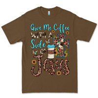 Cacao give me coffee with a side of jesus Premium Tee - JahusDesignShop