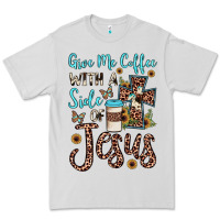 Dove Grey give me coffee with a side of jesus Premium Tee - JahusDesignShop
