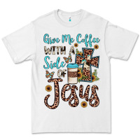 White give me coffee with a side of jesus Premium Tee - JahusDesignShop