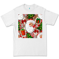 White Christmas Santa Claus and gift box Premium Tee - NancyCooperArtShop