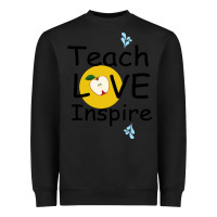 Black Teach Love Inspire Heavyweight Sweatshirt - Bettercallsaul