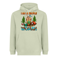 Matcha I Am A Simple Woman Camping Frappe Heavyweight Hoodie - FaDigitalArtStudio