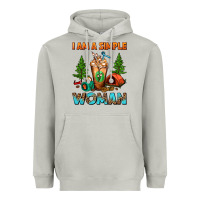 Moon Dust I Am A Simple Woman Camping Frappe Heavyweight Hoodie - FaDigitalArtStudio