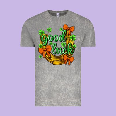 St.patrick's Good Luck Vintage Tee Designed By Bundleandbundleshop