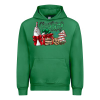 Emerald Christmas Vibes Urban Hoodie - CowhideDigitalArt