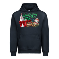 Navy Christmas Vibes Urban Hoodie - CowhideDigitalArt