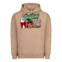 Pigment Burro Christmas Vibes Urban Hoodie - CowhideDigitalArt