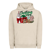 Pigment French Oak Christmas Vibes Urban Hoodie - CowhideDigitalArt