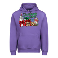 Tulip Christmas Vibes Urban Hoodie - CowhideDigitalArt