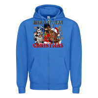True Royal herd it was christmas Zipper Hoodie - CowGirlArtShop